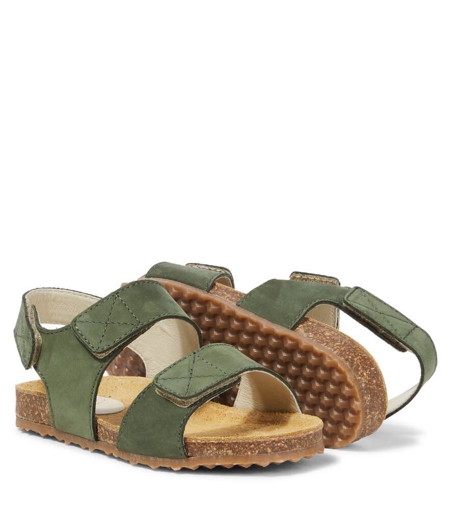 Il Gufo Nubuck Sandals In Green