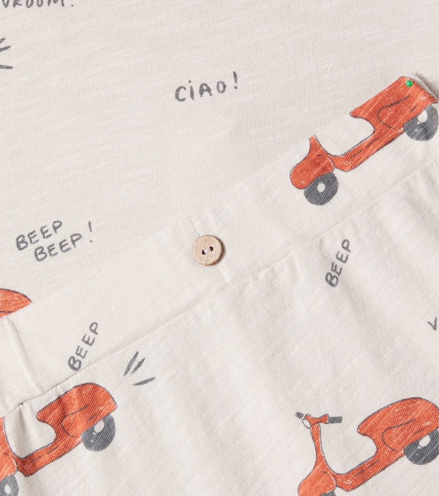 Rylee + Cru Baby Cotton Tank Top And Sweatpants Set In Neutral