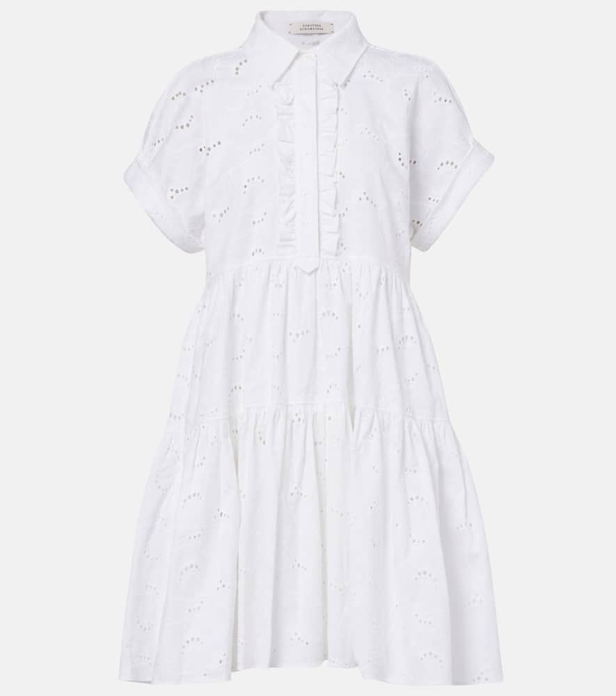 Summer Blossom broderie anglaise minidress