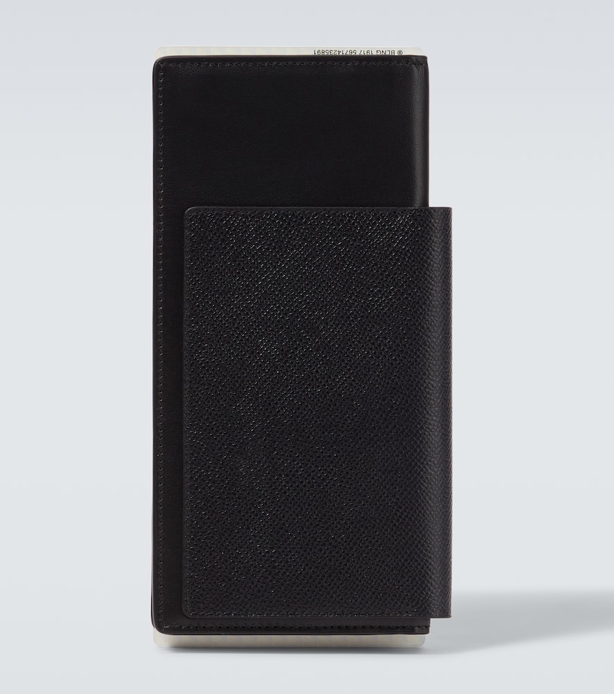 Balenciaga Black Passport Long 1 Ticket Wallet In Black