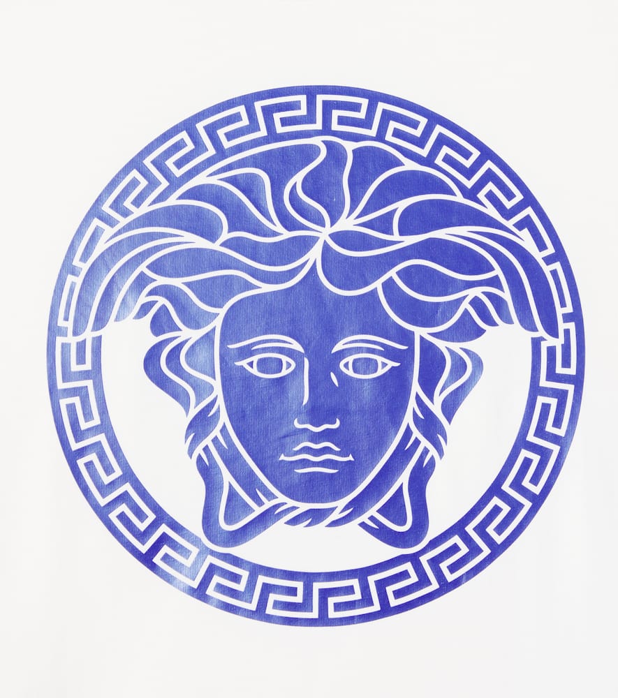 Versace Medusa Cotton Jersey T-shirt In White