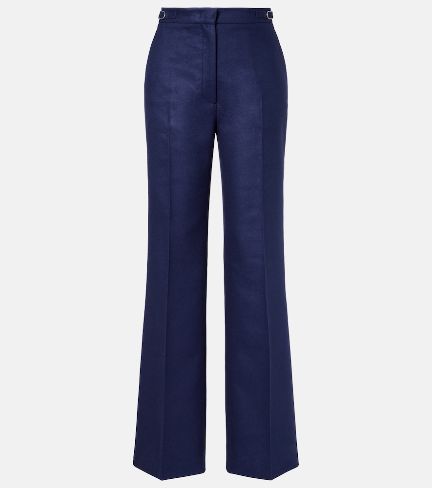Gabriela Hearst Pantalon flare Vesta en soie