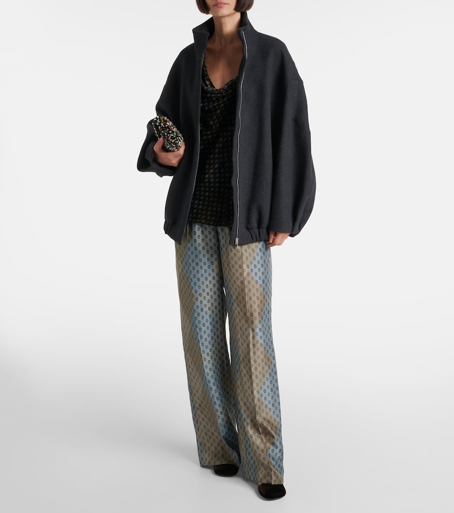 Dries Van Noten Velvet Abstrack Slingback Heels 95 In Brown