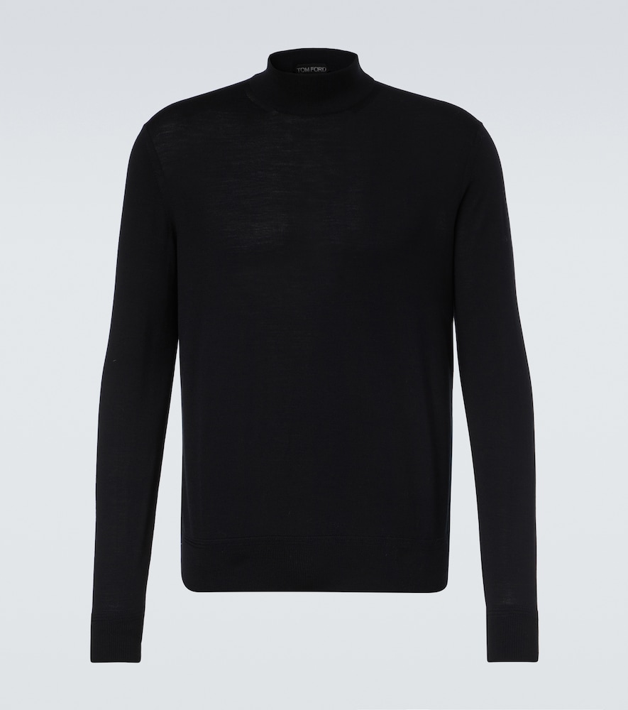 Tom Ford Men's Black Wool Turtleneck Sweater UK Size 36 - Mytheresa