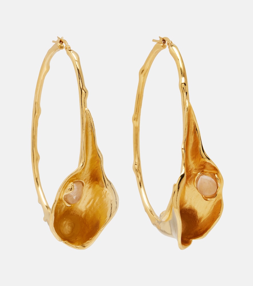 Chloe Chloé Embellished hoop earrings