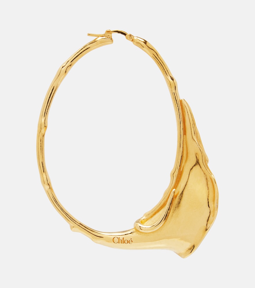  Chloe Chloe Embellished Hoop Earrings 