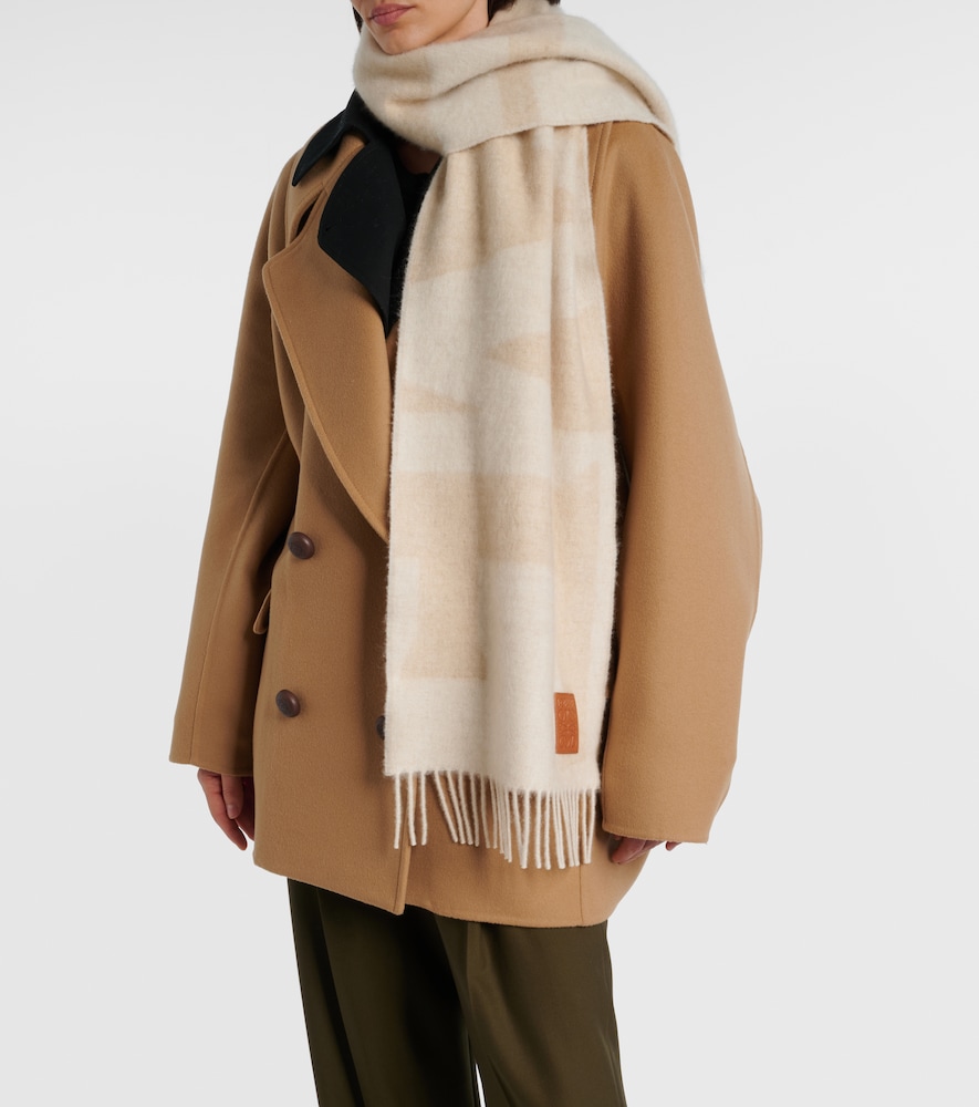 Loewe Fringed cashmere scarf