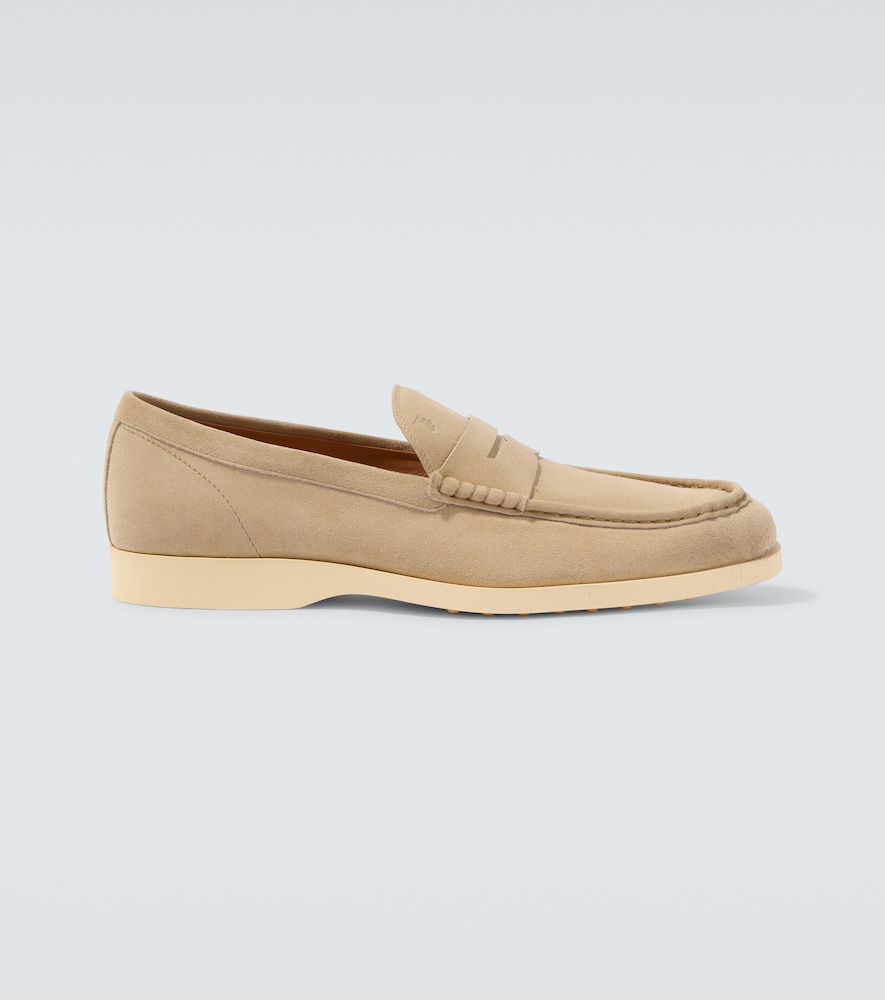 Tod's Uomo Mocassini In Suede Beige Eu Taglia 42- Mytheresa