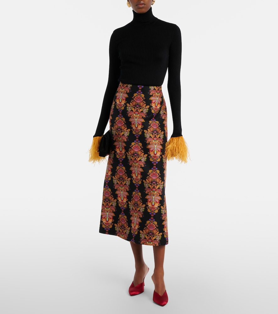 La DoubleJ High Kick cashmere and silk turtleneck sweater