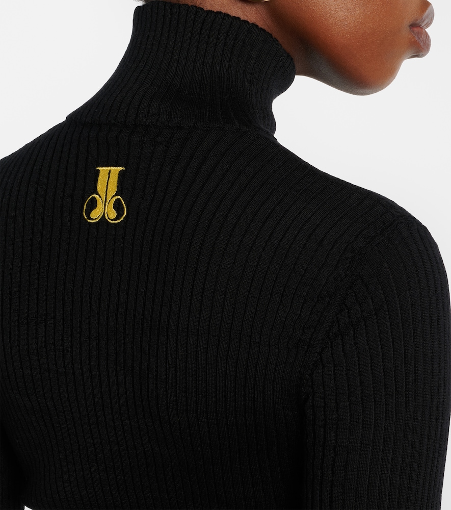  La Doublej La Doublej High Kick Cashmere And Silk Turtleneck Sweater 