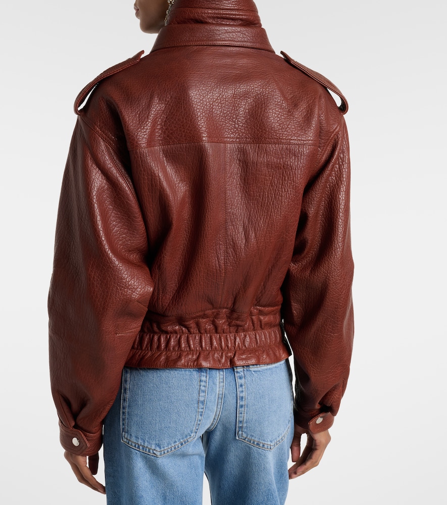  Isabel Marant Isabel Marant Bomberjacke Aneli Aus Leder 