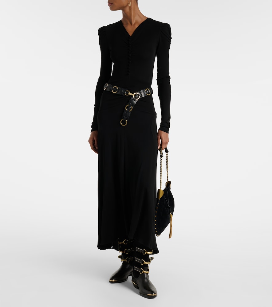 Nejma Gathered Midi Dress