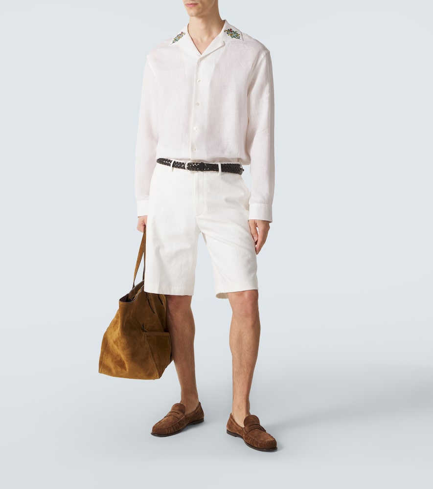  Etro Etro Cotton-blend Bermuda Shorts 