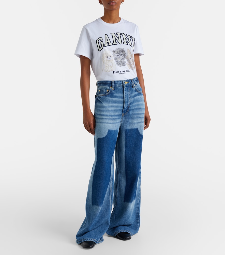  Ganni Ganni Wide-leg Jeans 