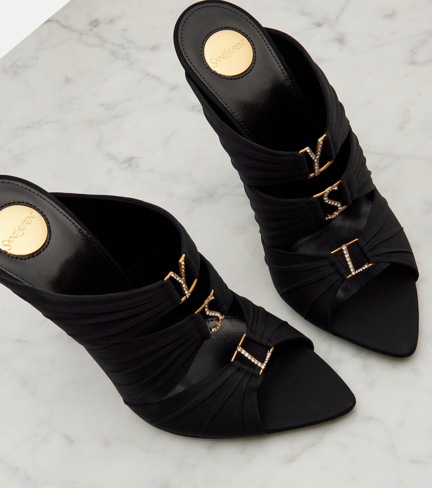 Emilie Crêpe Mules