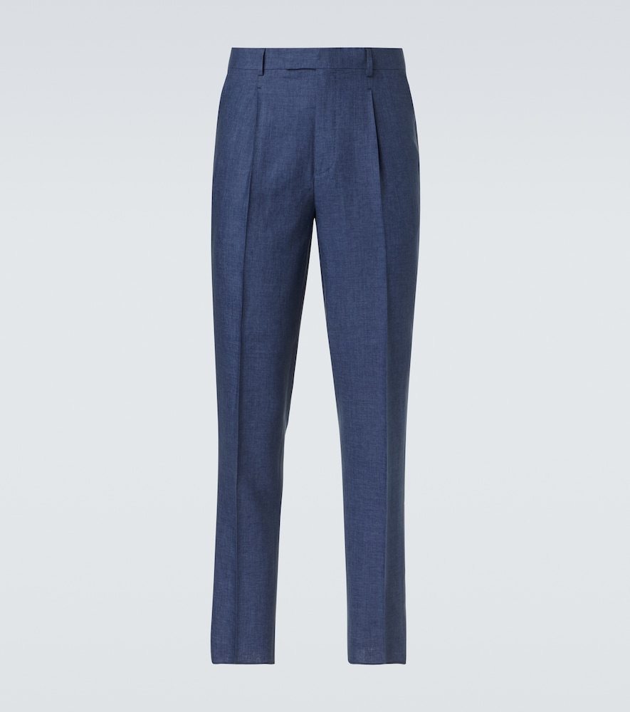 Zegna Linen slim pants | Thumbnail 6 Zegna Linen slim pants | Thumbnail 6