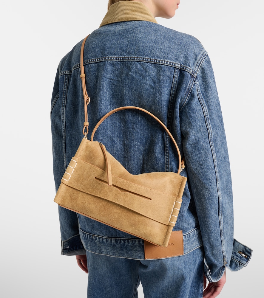 JW Anderson Loafer Small suede shoulder bag