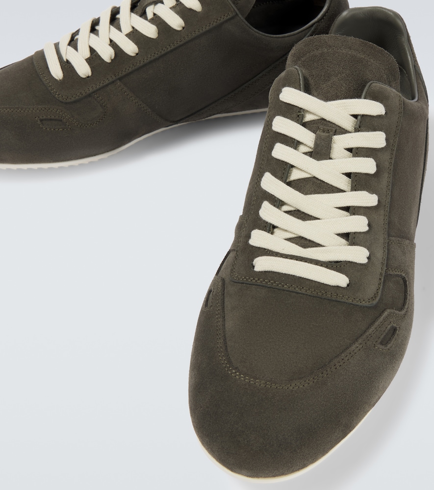  Rick Owens Rick Owens Sneakers Minimal Aus Veloursleder 