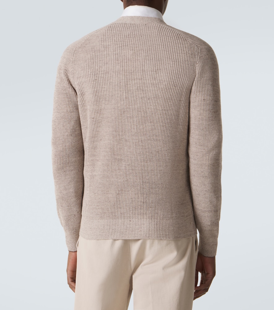  Brunello Cucinelli Brunello Cucinelli Cardigan Aus Leinen Und Baumwolle 