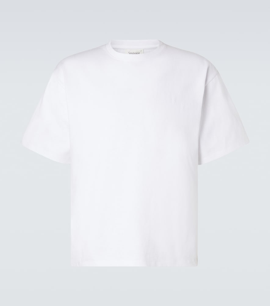 Cropped Cotton Jersey T-Shirt