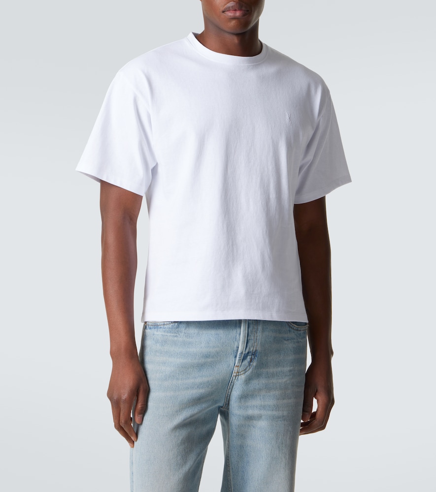  Saint Laurent Saint Laurent T-shirt Aus Baumwoll-jersey 