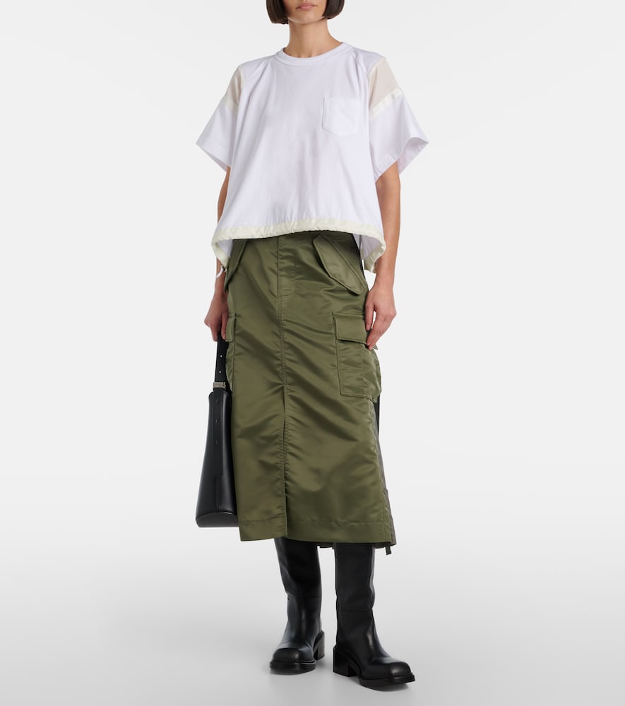  Sacai Sacai Top De Algodón 