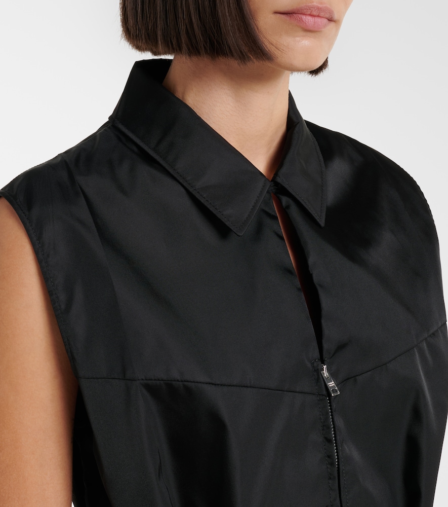  Prada Prada Re-nylon Belted Zip-up Minidress 