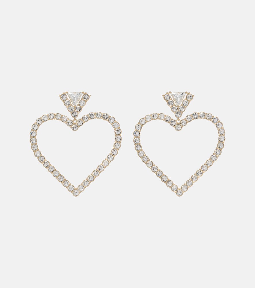 Valentino Garavani Caur Royal Embellished Earrings In Gold