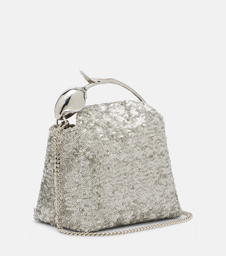  Erdem Erdem Henkeltasche Bloom Mini Mit Pailletten 