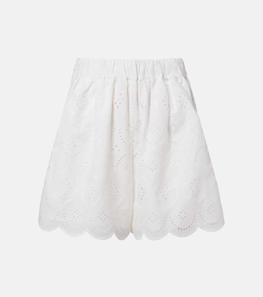 Faithfull Short Fondaco à broderies anglaises