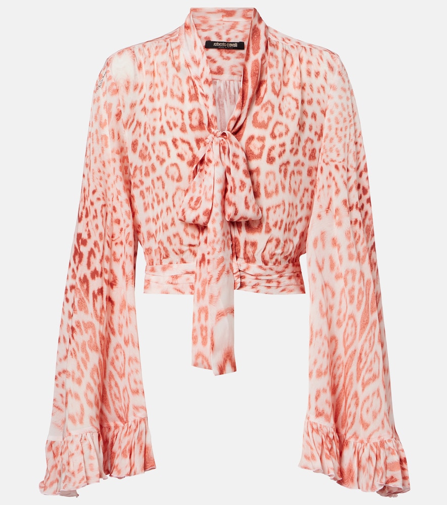 Bedruckte Bluse aus Jersey