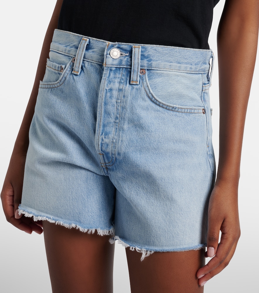  Agolde Agolde Parker Long Distressed Denim Shorts 