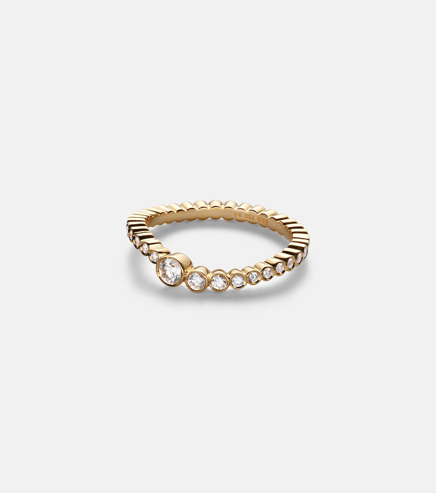 Sophie Bille Brahe Sky 18kt gold ring with diamonds