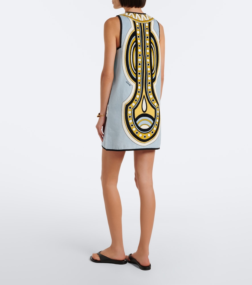 La DoubleJ Totem printed cotton minidress | Thumbnail 4