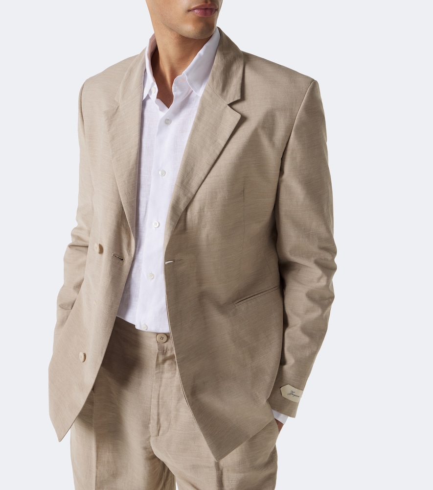 Melo Linen-Blend Twill Blazer