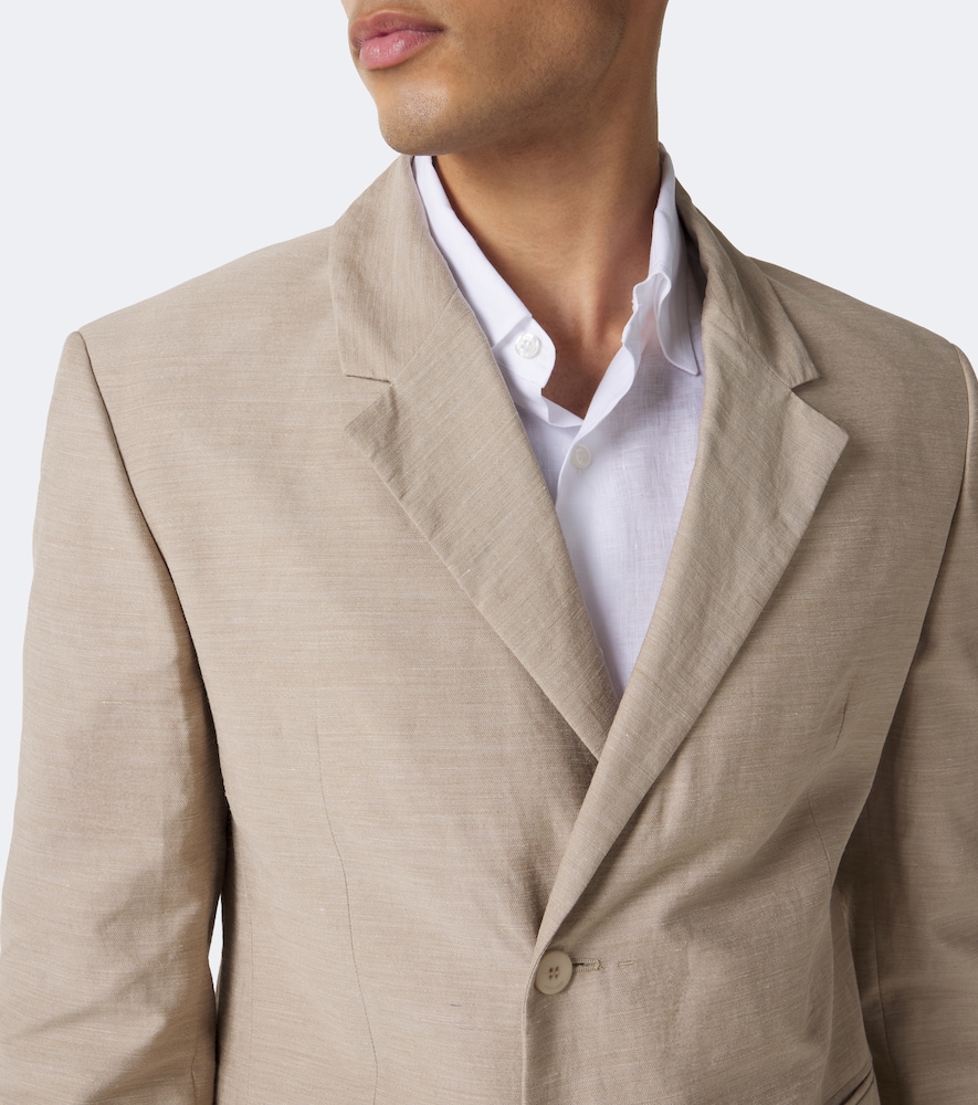 Melo Linen-Blend Twill Blazer