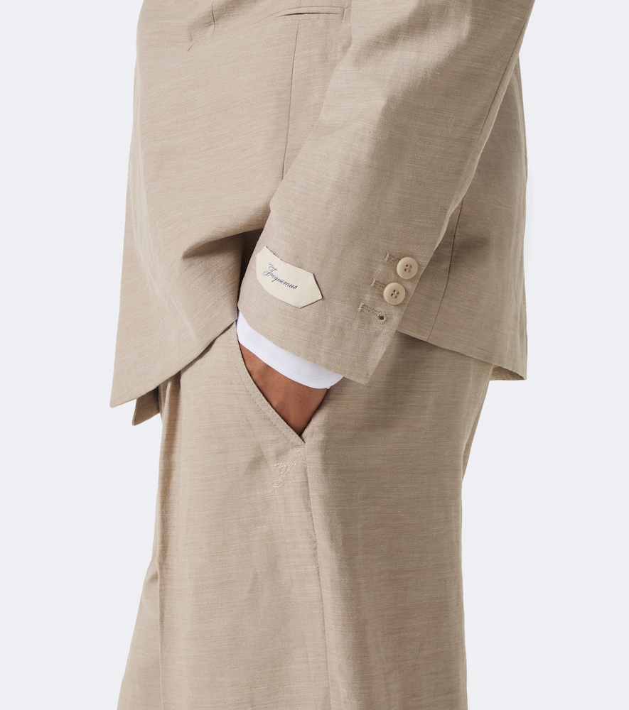 Melo Linen-Blend Twill Blazer