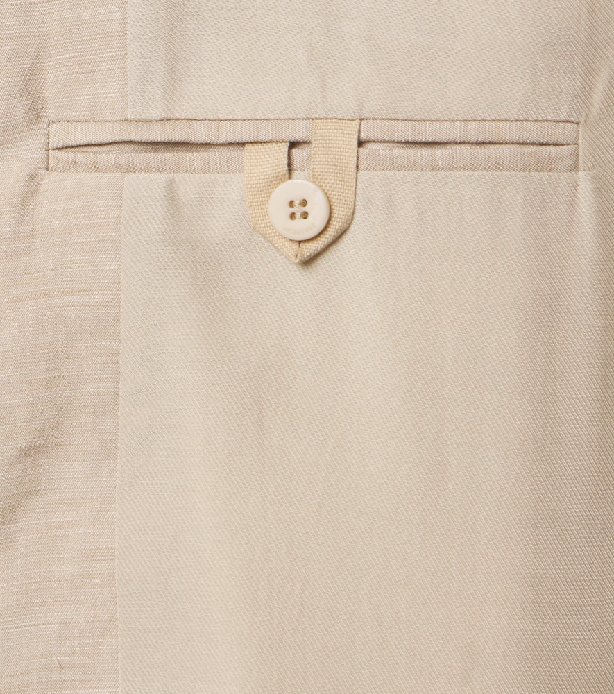 Melo Linen-Blend Twill Blazer