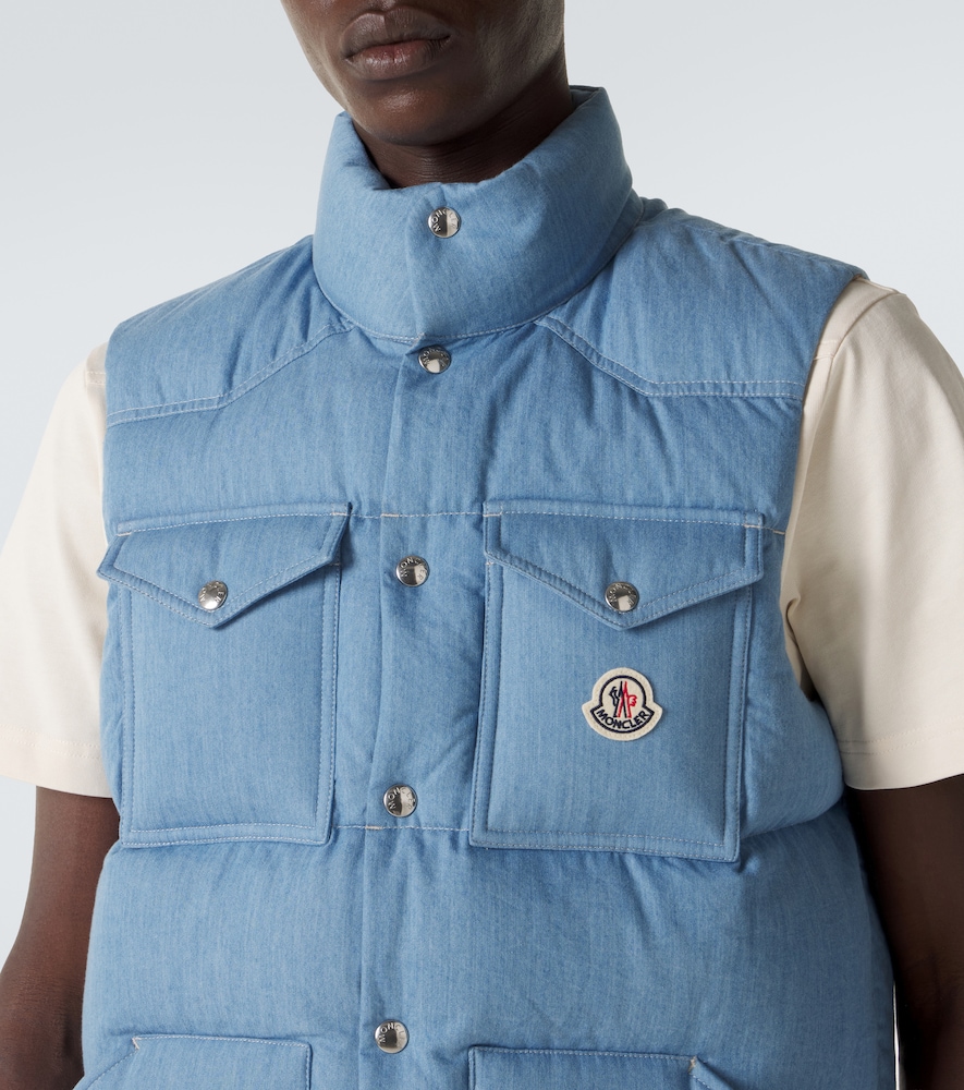  Moncler Moncler Ervional Denim Down Vest 