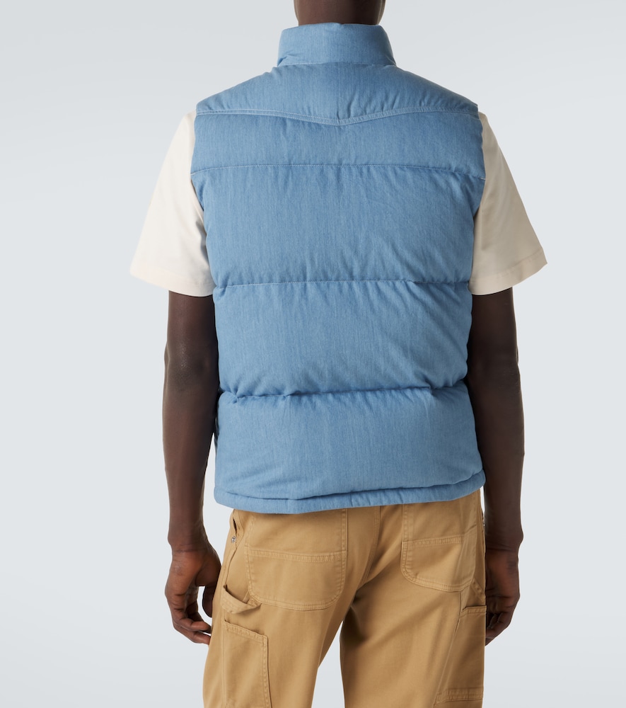  Moncler Moncler Ervional Denim Down Vest 