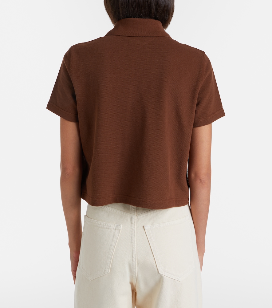  Saint Laurent Saint Laurent Polohemd Cassandre Aus Baumwoll-piqué 