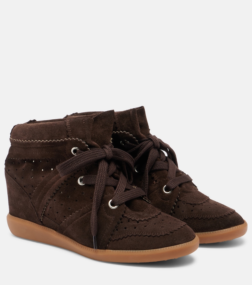 Sneakers Bobby aus Veloursleder