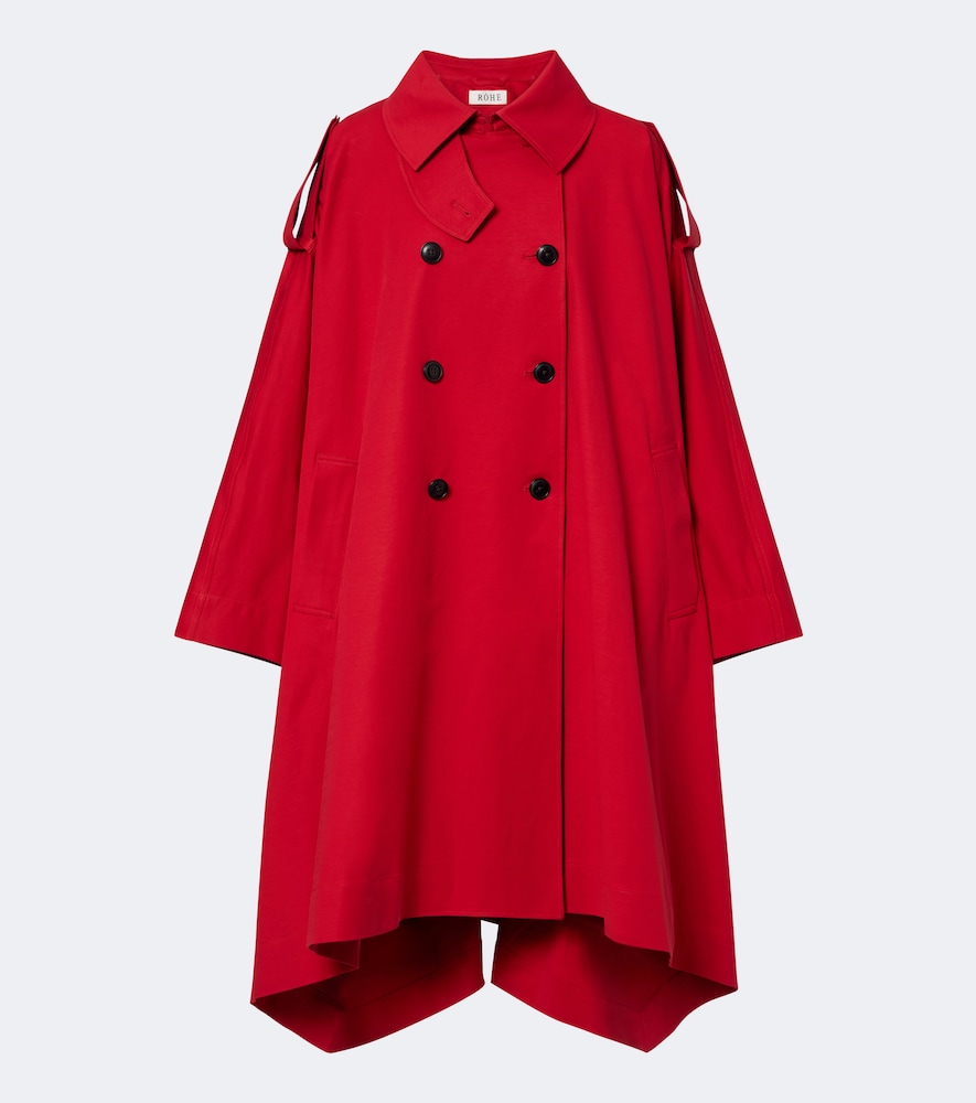 Róhe Trench in misto cotone
