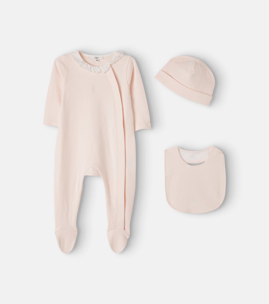 Chloé Kids Baby – Set tutina in cotone