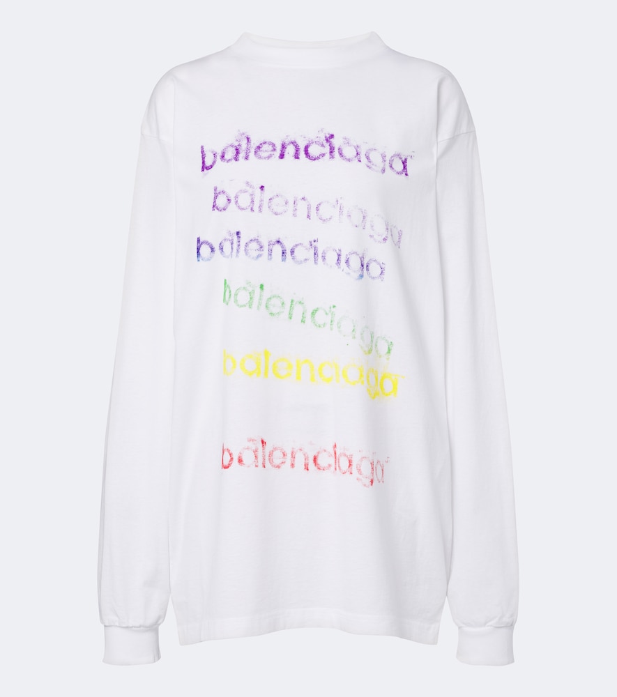 T-shirt in jersey di cotone con logo