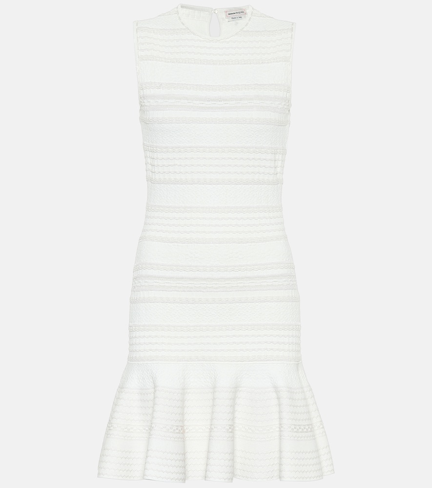 ALEXANDER MCQUEEN KNIT MINIDRESS,P00436736