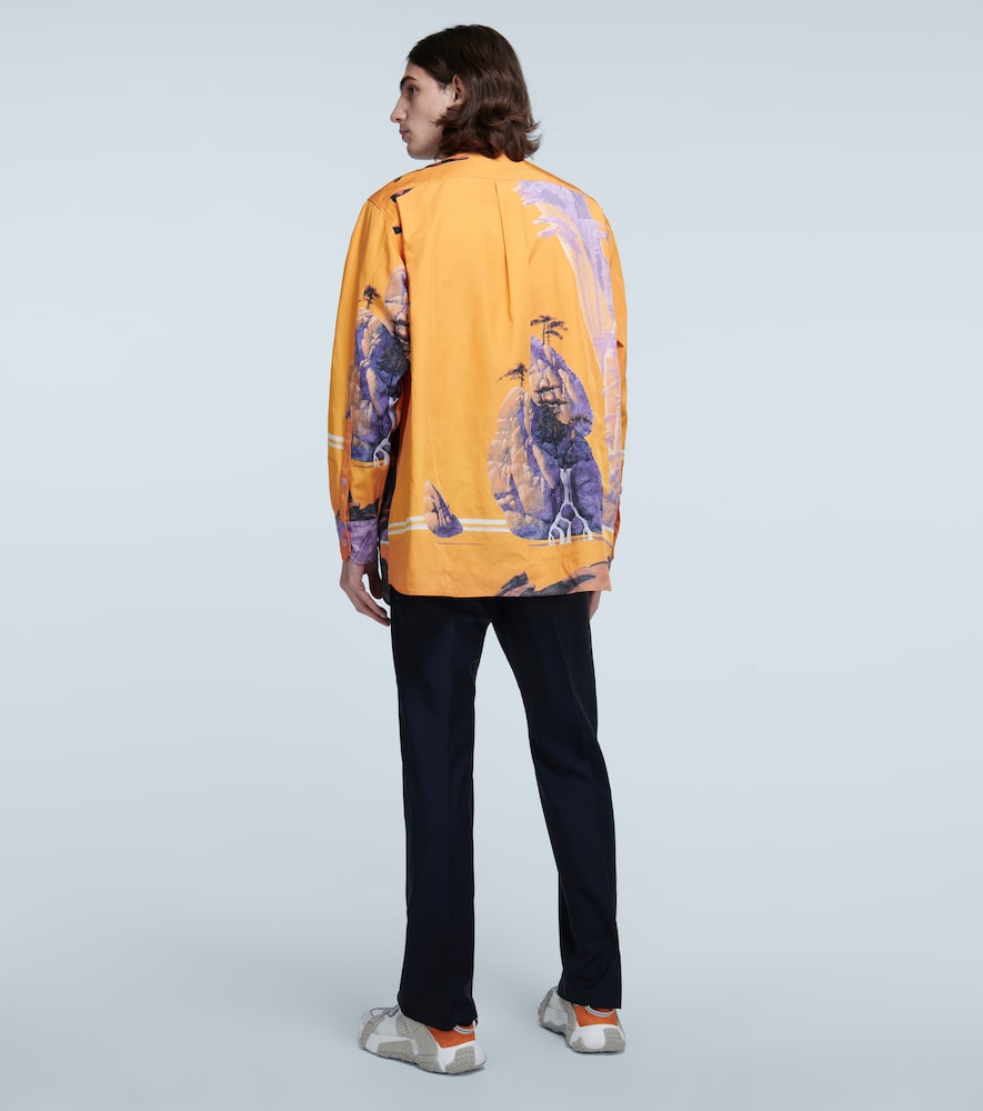  Valentino Valentino Valentino Camisa Estampado Yellow City 