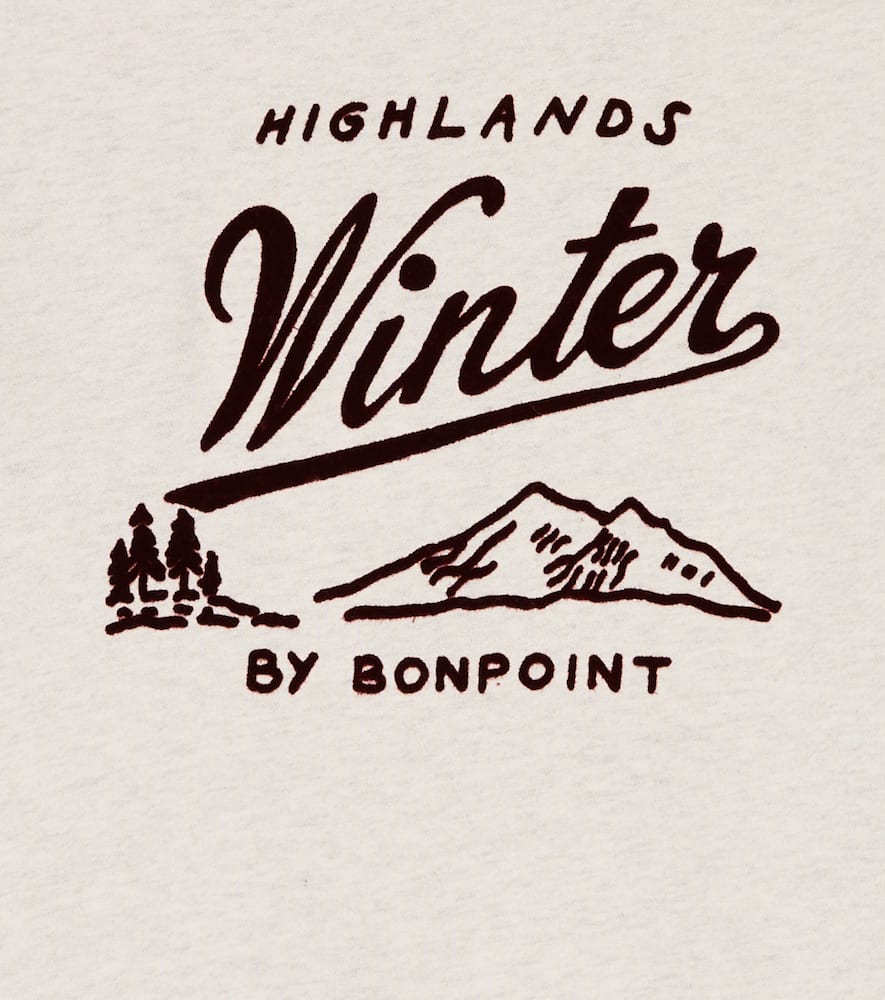 BONPOINT TAYLA PRINTED COTTON SWEATSHIRT