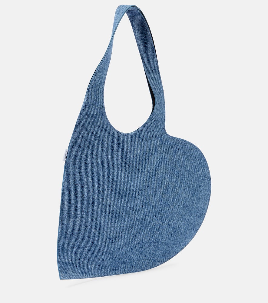 Coperni Heart Mini denim tote bag