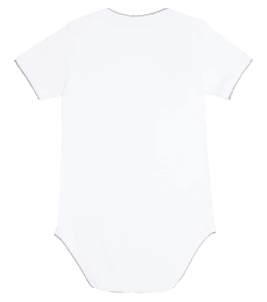 Bonpoint Baby Set Of 7 Printed Cotton Jersey Bodysuits In White